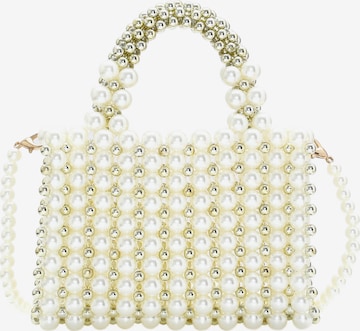 myMo at night Handbag in White: front