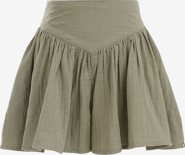 WE Fashion Rok in Groen: voorkant