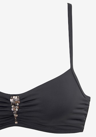 T-shirt Bikini di LASCANA in nero