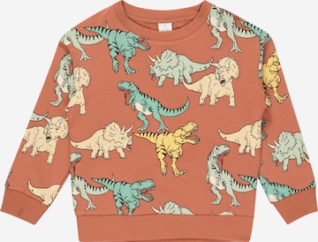 Lindex Sweatshirt 'Dino' in Braun: predná strana