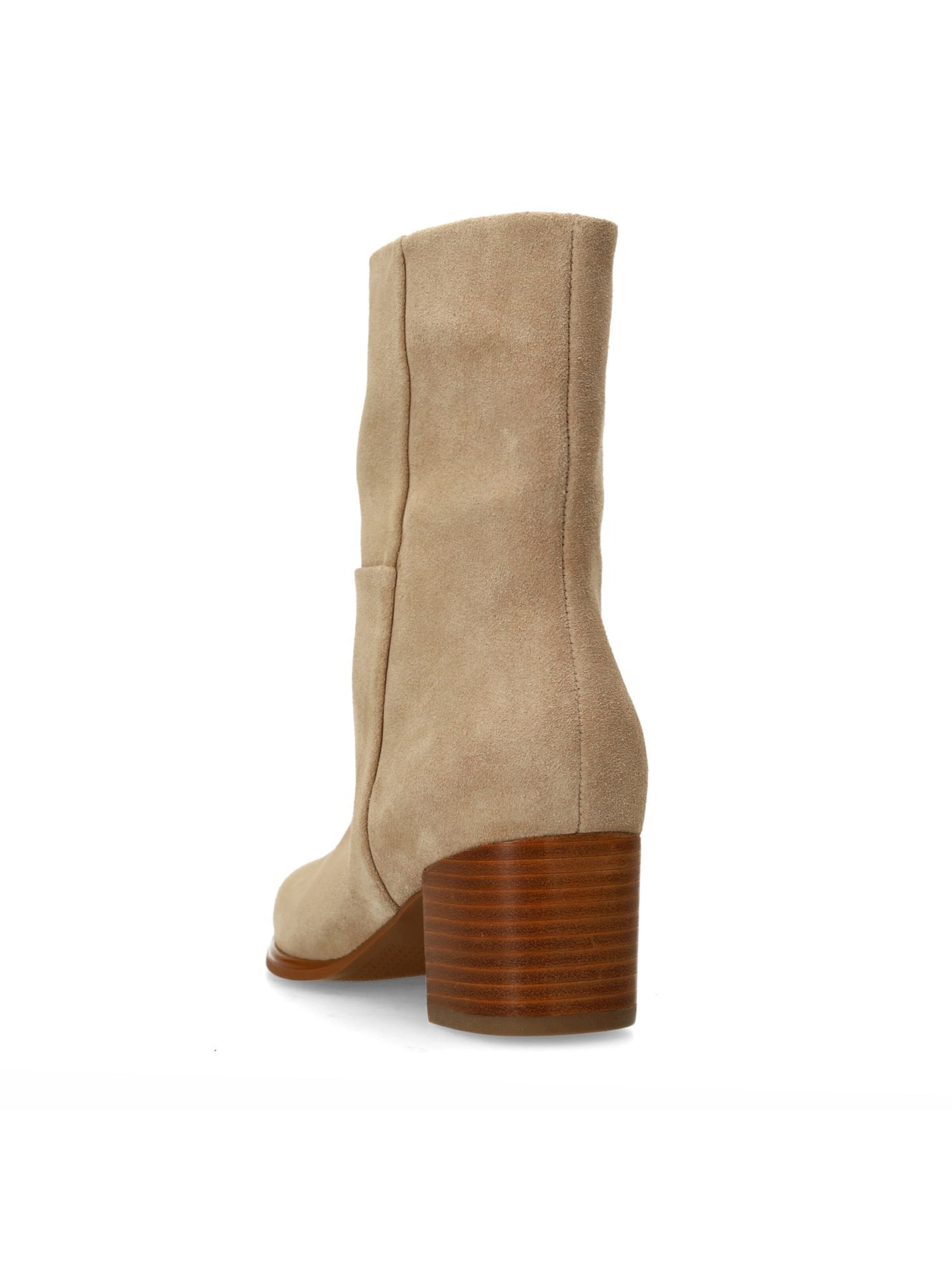 MANFIELD Stiefelette in Beige