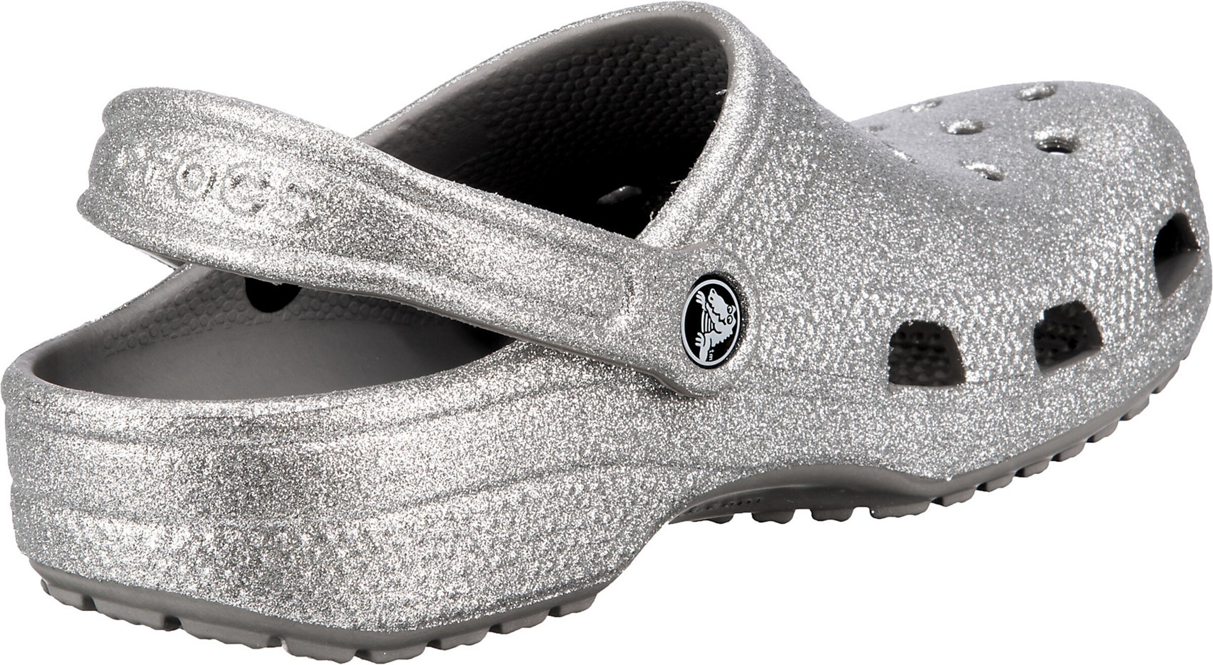 Clogs 'Classic' di Crocs in argento