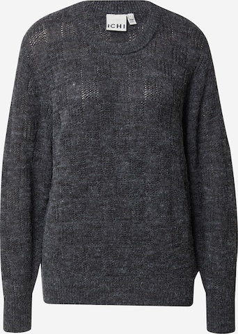 ICHI Sweater 'NOVO' in Grey: front