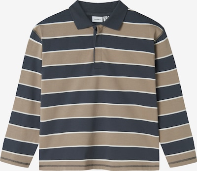 NAME IT Paita 'NKMOLLIE' värissä harmaa / taupe / valkoinen, Tuotenäkymä