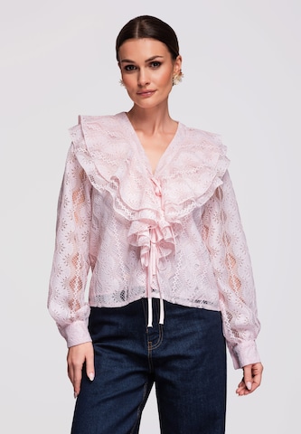 Ombre Blouse in Pink