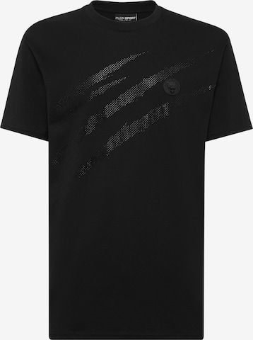 Plein Sport Shirt 'Scratch' in Black: front