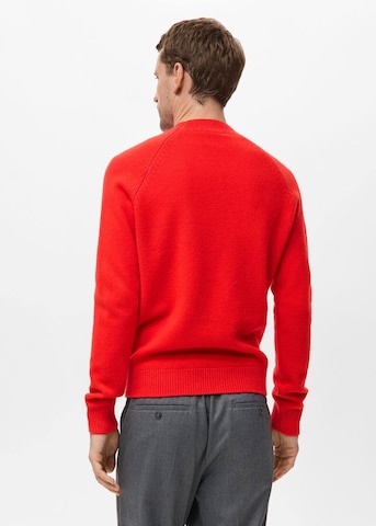 MANGO MAN Pullover 'Lory' in Rot