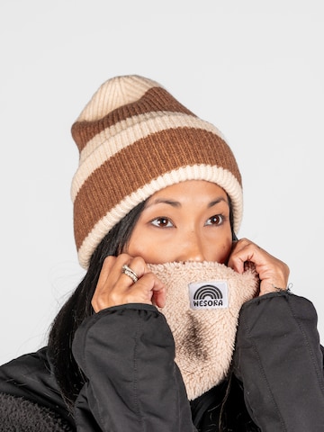 WESORA GmbH Beanie 'Mütze - Twist Recyceld' in Beige