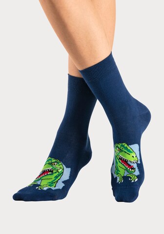 H.I.S Socks in Blue