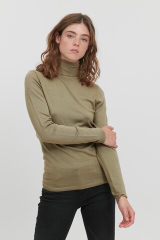 Pull-over 'MAFA' ICHI en vert : devant