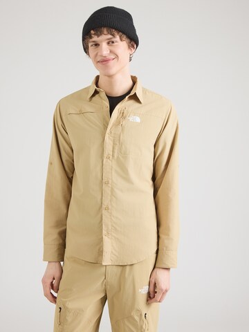 žalia THE NORTH FACE Standartinis modelis Funkciniai marškiniai 'SEQUOIA': priekis