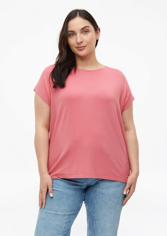 T-shirt s.Oliver CURVE en rose : devant