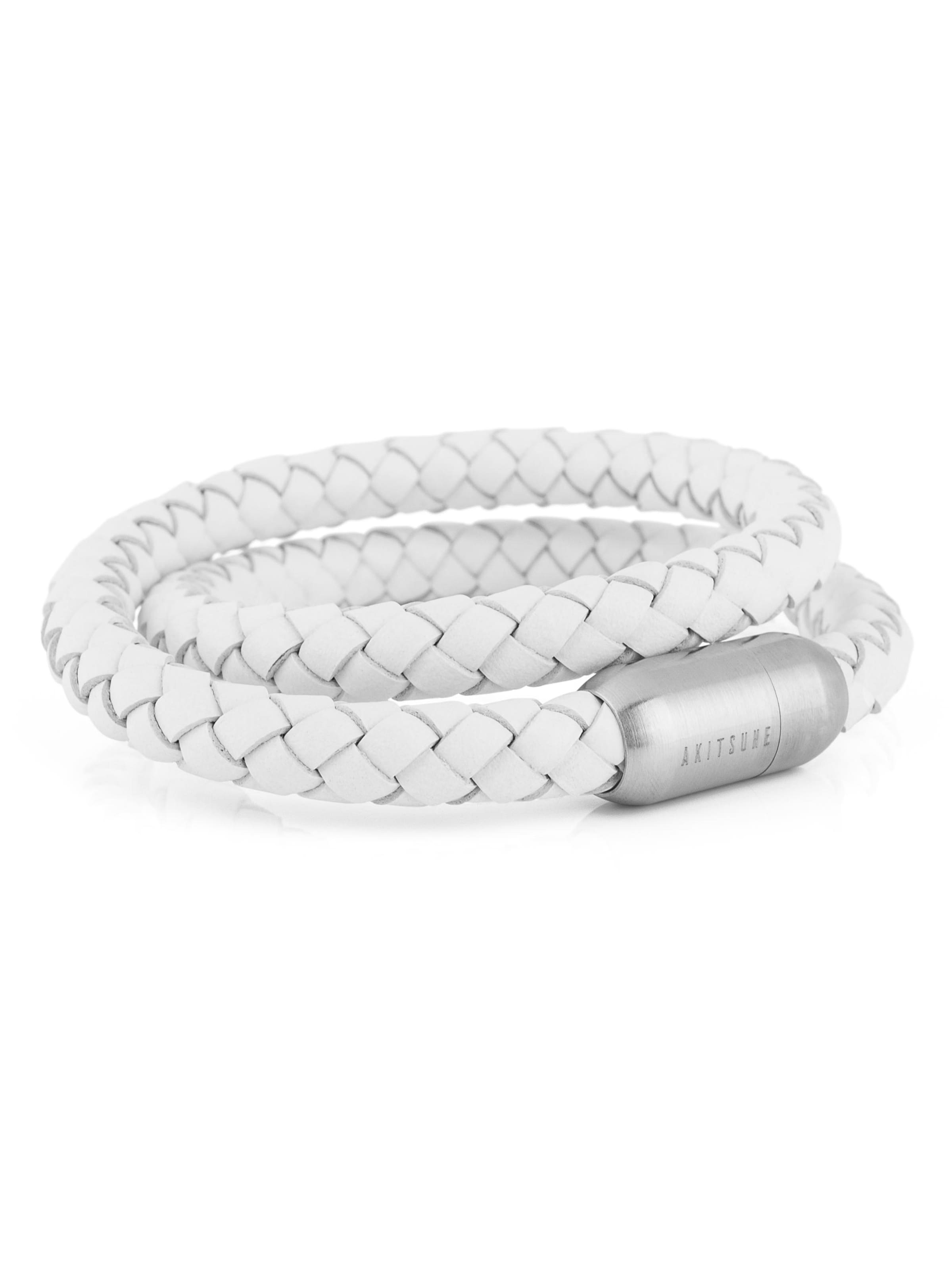 Akitsune Bracelet 'Navis' in White: front