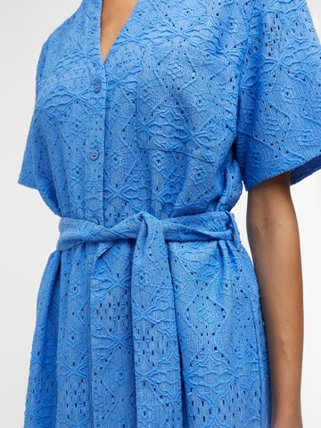 OBJECT - Vestidos camiseiros 'Feodora' em azul