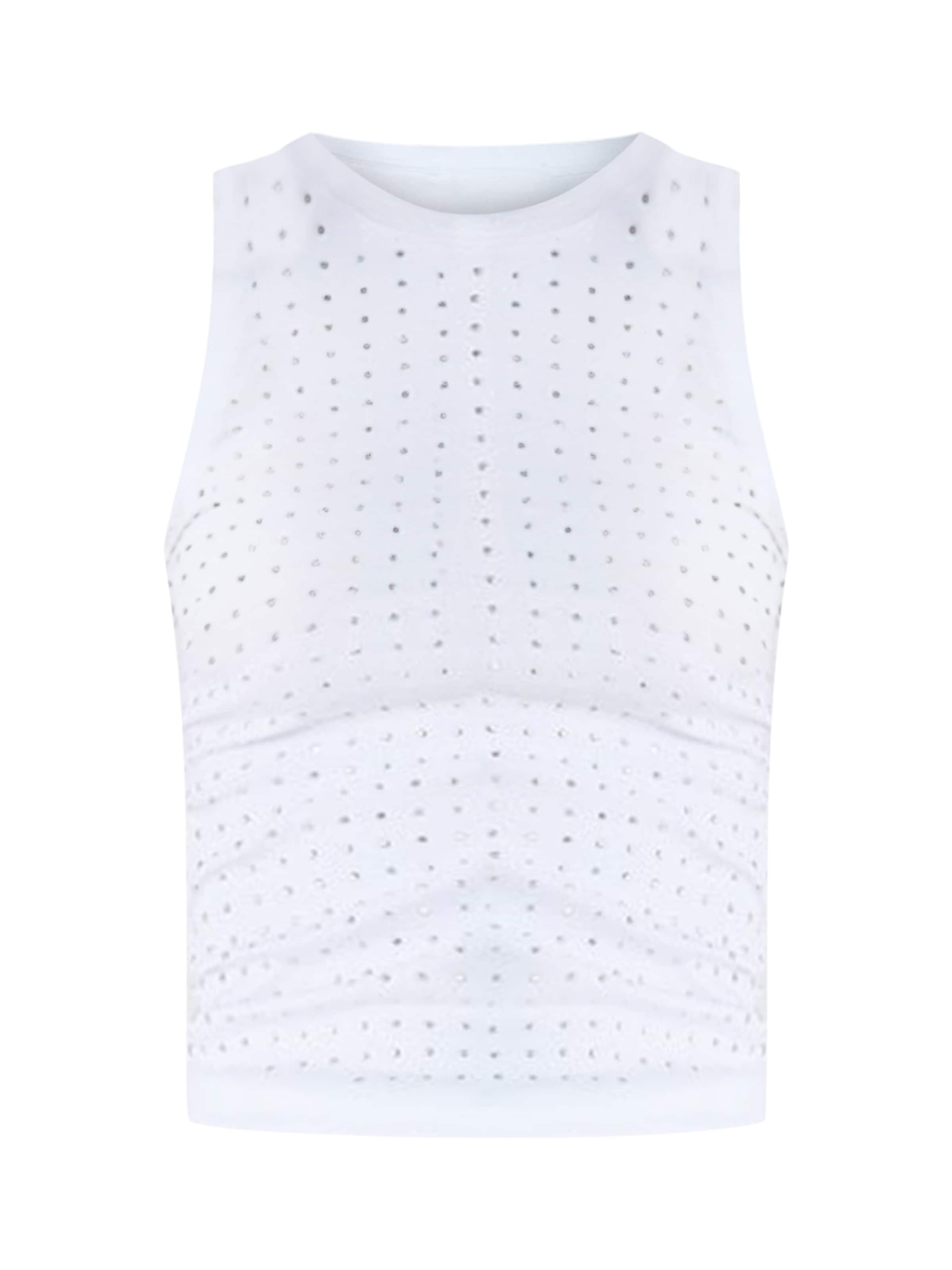 No Matter What Top in Wit: voorkant