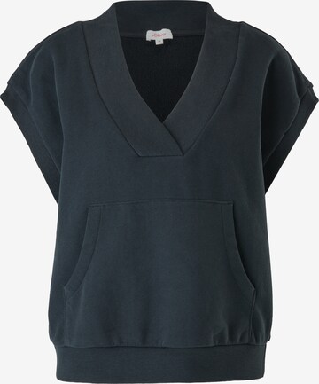 s.Oliver Sweatshirt in Blauw: voorkant