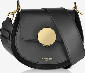 LeParmentier - Bolso de mano 'Yucca' en negro: frente