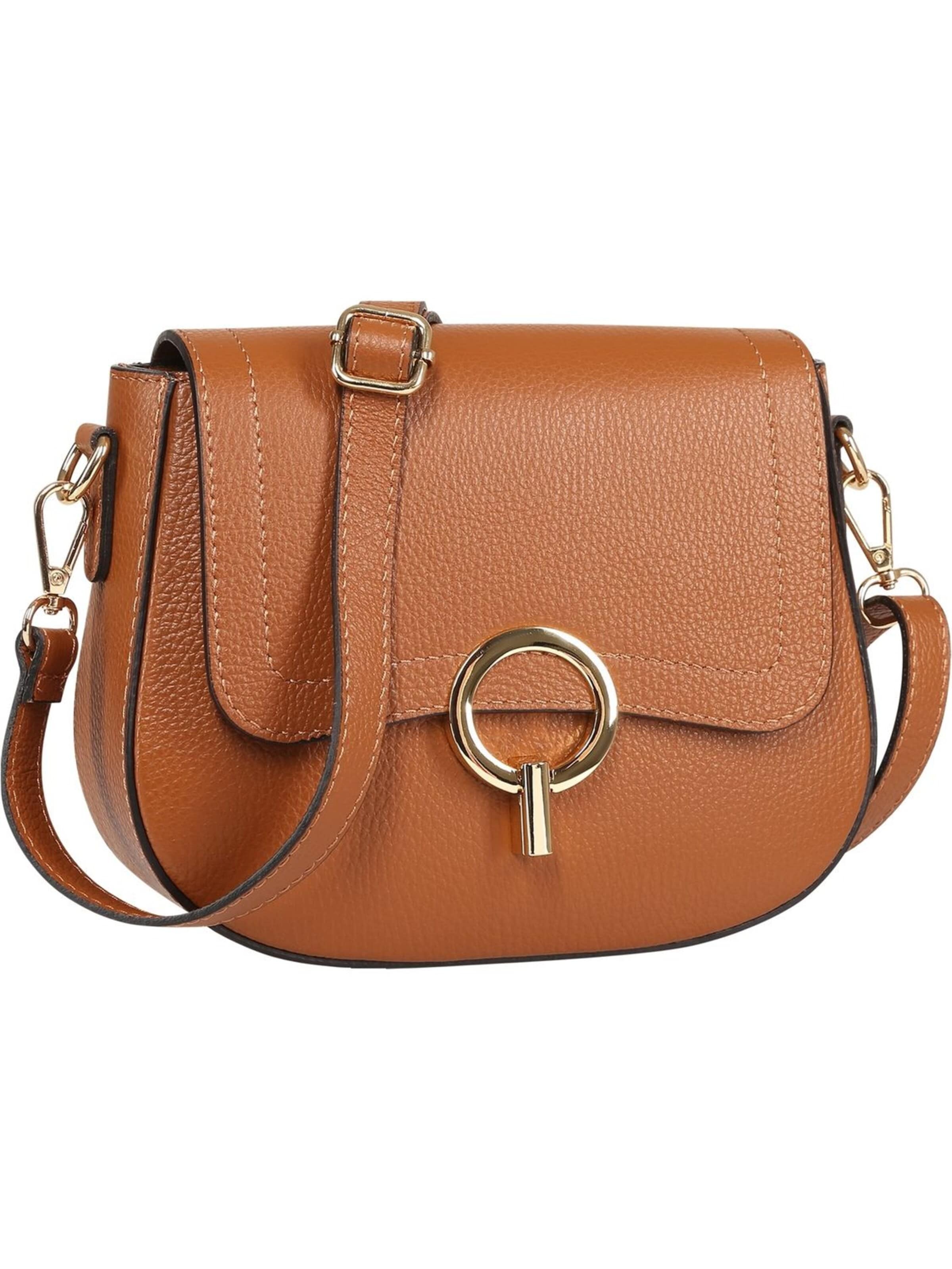 Toscanto Crossbody Bag in Brown: front