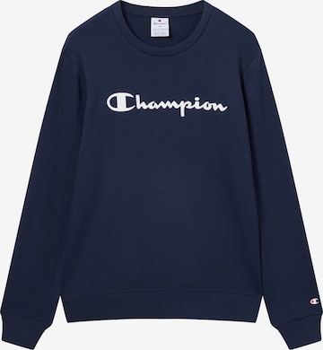 Champion Sweatshirt in Blau: Vorderseite