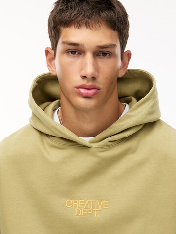 Pull&Bear Sweatshirt i grön