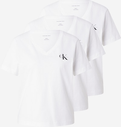 Calvin Klein Jeans Majica veličine XXS u crna / bijela, Pregled proizvoda