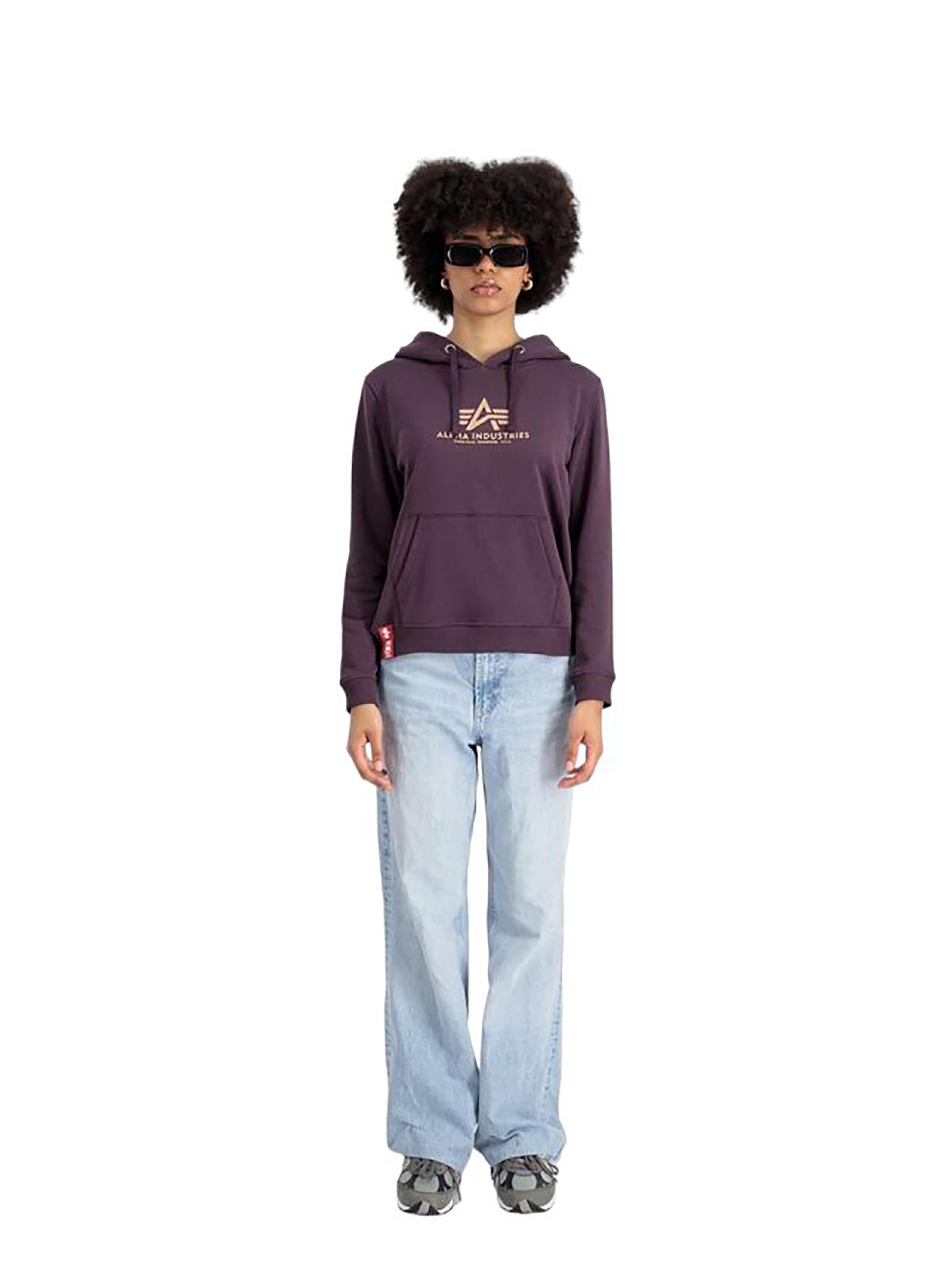 ALPHA INDUSTRIES Sweatshirt 'Basic' in Purple