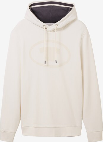 TOM TAILOR Sweatshirt in Beige: front