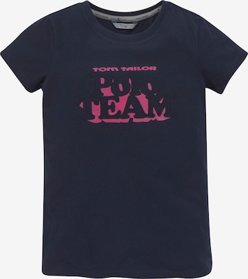 Tom Tailor Polo Team Tom Tailor Polo Team LM T-Shirt in Blue: front