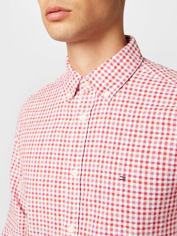 TOMMY HILFIGER Slim fit Button Up Shirt in Pink