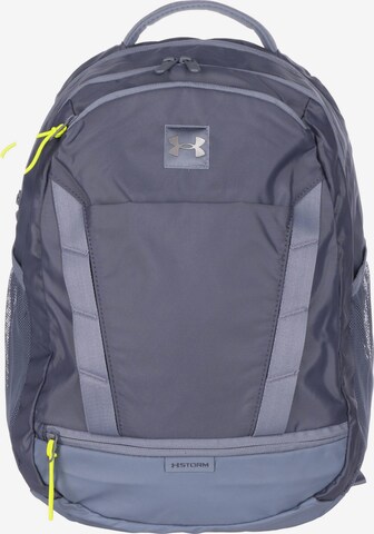 UNDER ARMOUR Sports Backpack 'Hustle Signature' in Grey: front