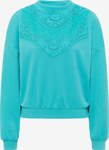 Pull-over IZIA en bleu : devant