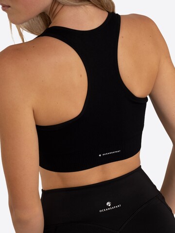 OCEANSAPART - Soutien Bustier Soutien de desporto 'Nami' em preto