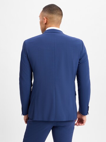 Finshley & Harding Slim fit Business-colbert 'Steven' in Blauw