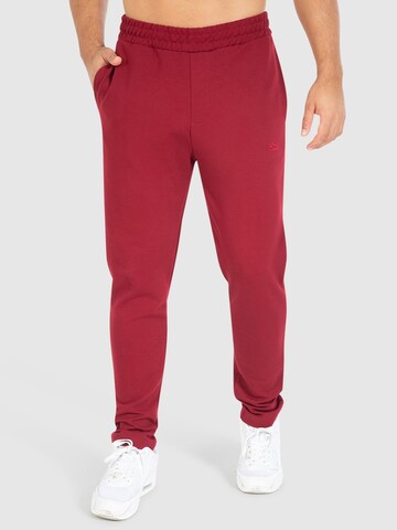 Smilodox Regular Hose 'David' in Rot: Vorderseite