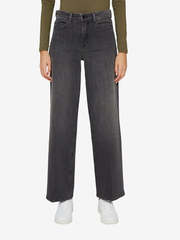 ESPRIT Wide leg Jeans in Grijs: voorkant