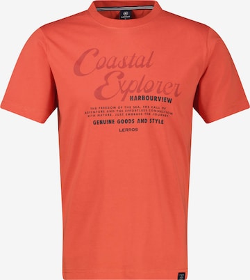 T-Shirt LERROS en rouge : devant