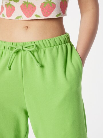 Monki Tapered Trousers in Green