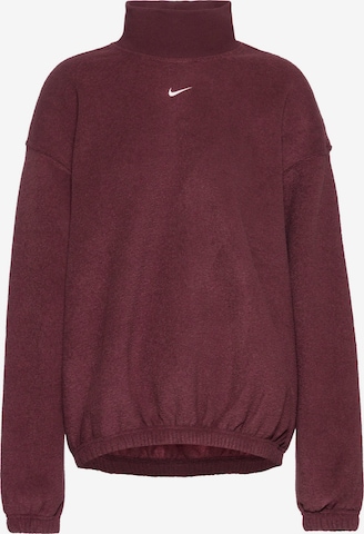 Nike Sportswear Sweatshirt 'Phoenix Plush' in Red: front