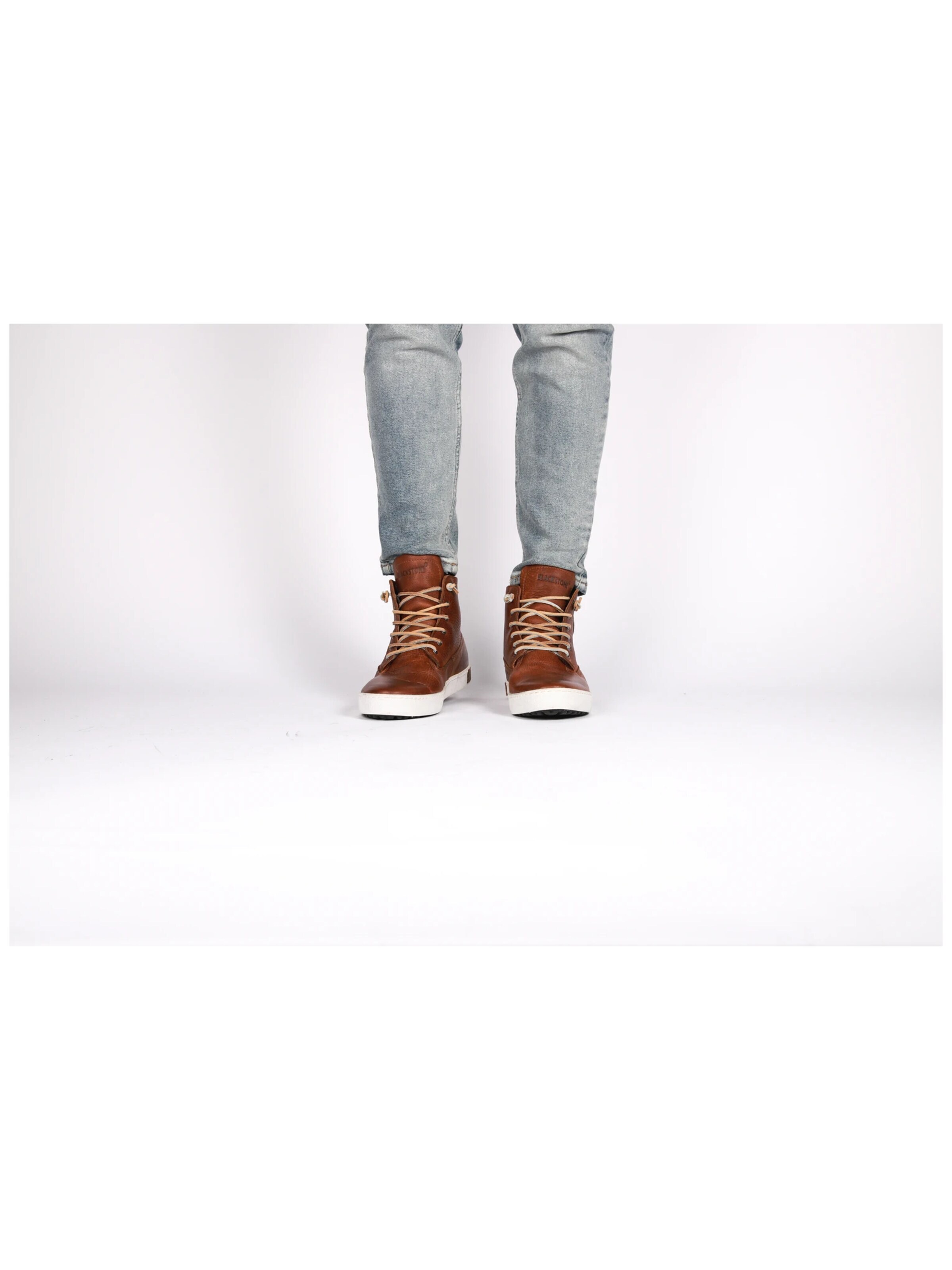 BLACKSTONE Sneakers hoog in Bruin