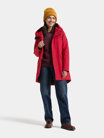 Didriksons Winterparka 'Alana' in Rood