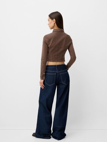 Chemisier Bershka en marron