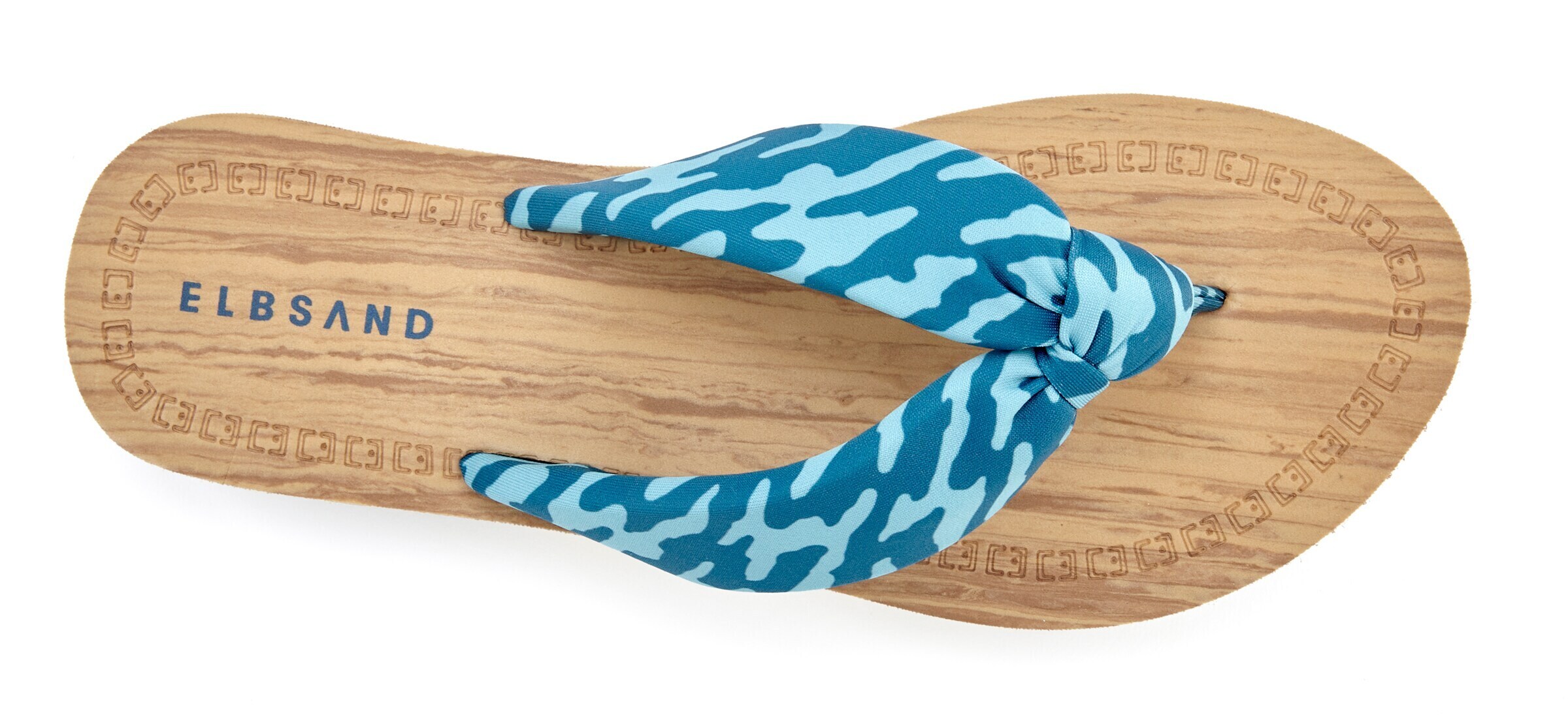 Elbsand Босоножки через палец в Зеленый