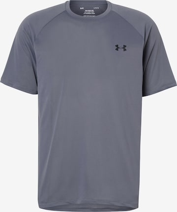 UNDER ARMOUR - Camisa funcionais 'Tech 2.0' em cinzento: frente