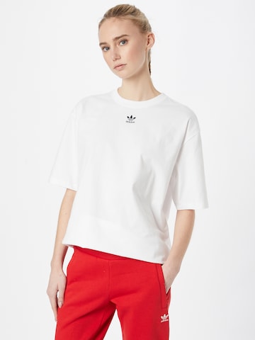 T-shirt 'Adicolor Essentials' ADIDAS ORIGINALS en blanc : devant