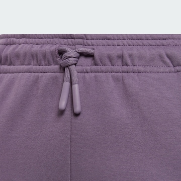 ADIDAS SPORTSWEAR Slim fit Workout Pants 'Future Icons 3-Stripes' in Purple