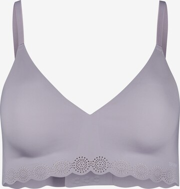 Skiny Bralette Bra in Purple: front