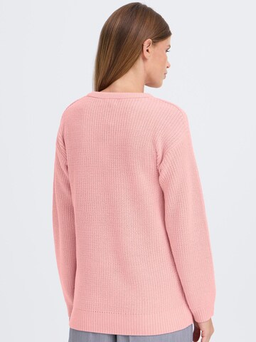 Pull-over ' OXISANDIE LS ' Oxmo en rose