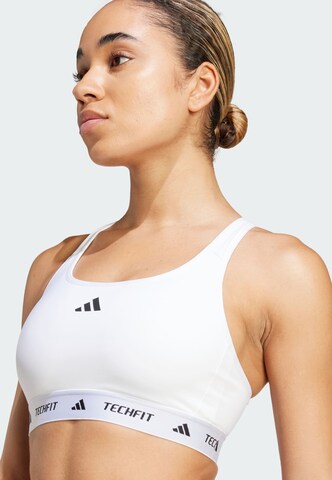 Bustino Reggiseno sportivo di ADIDAS PERFORMANCE in bianco: frontale