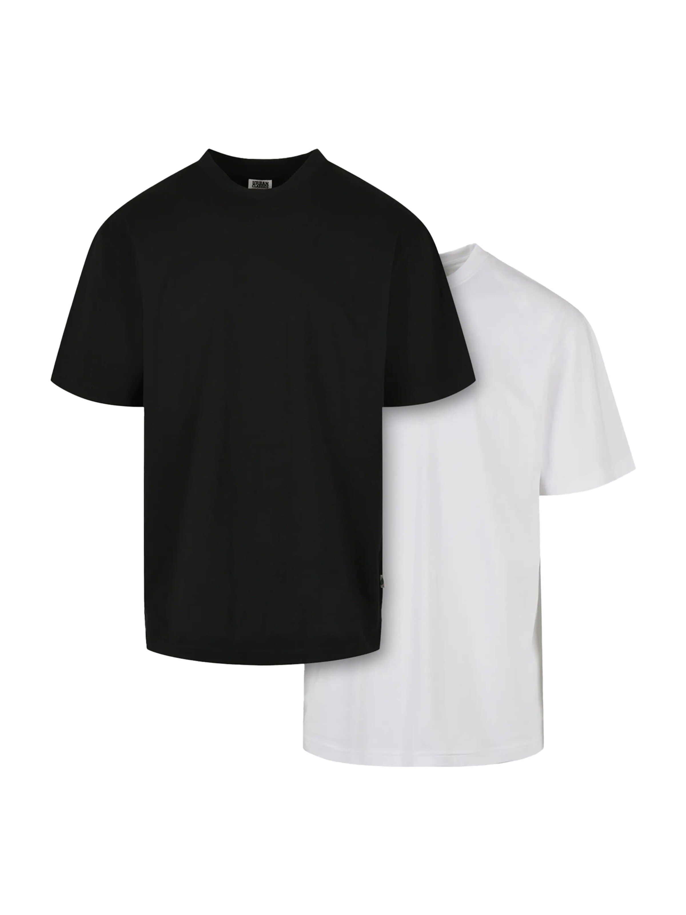 Vêtements T-Shirt Urban Classics en Noir, Blanc 