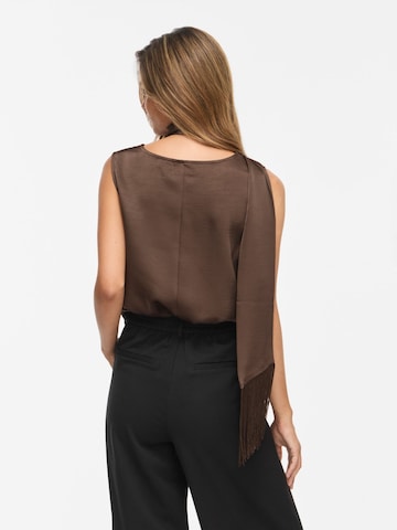 VILA Blouse in Bruin